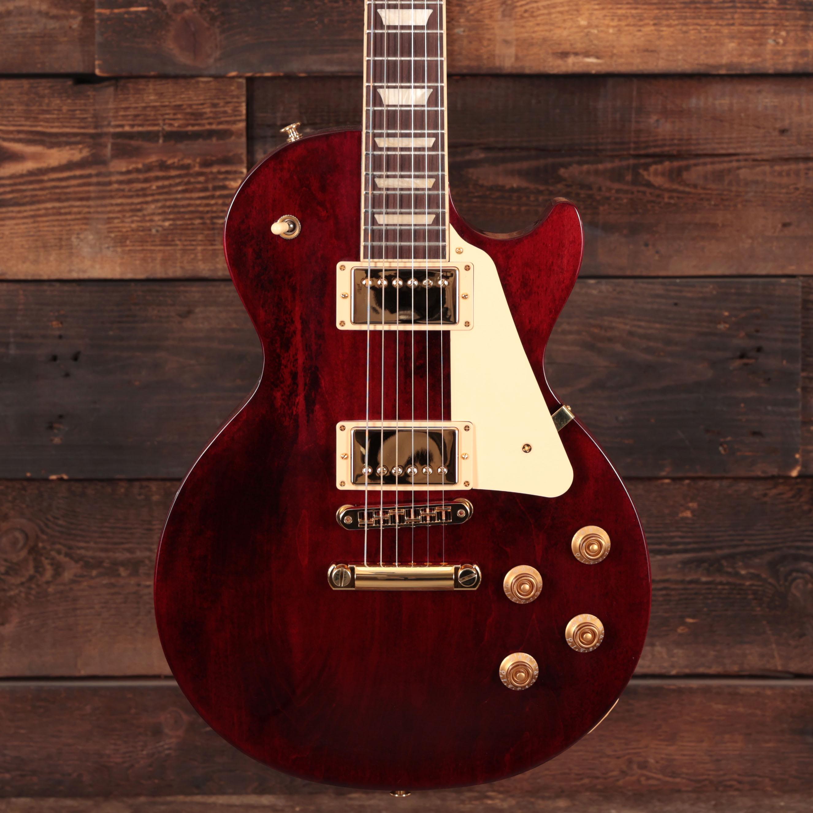 Gibson Les Paul Studio Figured in Wine Red with Gold Hardware